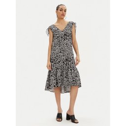 KARL LAGERFELD Лятна рокля 241W1308 Черен Regular Fit