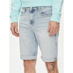 Calvin Klein Jeans Дънкови шорти J30J324871 Син Slim Fit