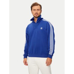 adidas Суитшърт adicolor Funnel IX5216 Син Regular Fit