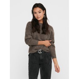 ONLY Пуловер 15168705 Кафяв Regular Fit