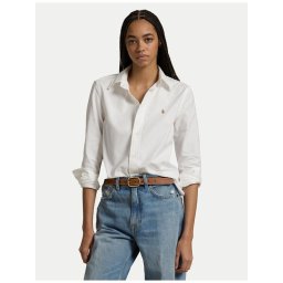 Polo Ralph Lauren Риза 211941520002 Бял Slim Fit