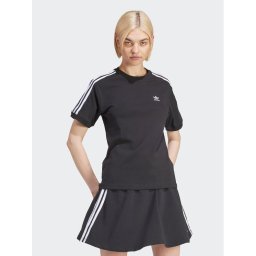 adidas Тишърт 3-Stripes IU2420 Черен Regular Fit