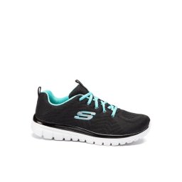 Skechers Сникърси Get Connected 12615/BKTQ Черен