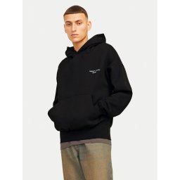 Jack & Jones Суитшърт Noho 12263036 Черен Oversize