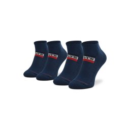 Levi's® Комплект 2 чифта къси чорапи унисекс 701219507 Тъмносин
