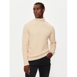 Selected Homme Поло 16094576 Бежов Regular Fit