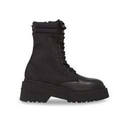 Tommy Jeans Зимни обувки Tjw Lace Up Padded Boot EN0EN02405 Черен