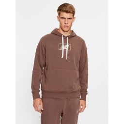 New Balance Суитшърт NB Essentials Hoodie MT33508 Кафяв Regular Fit