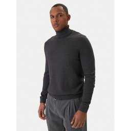 Jack & Jones Поло Emil Knit Roll 12157417 Сив Regular Fit