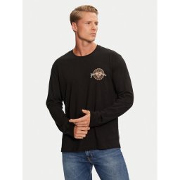 Guess Jeans Тениска с дълъг ръкав M4BI84 K8FQ4 Черен Regular Fit