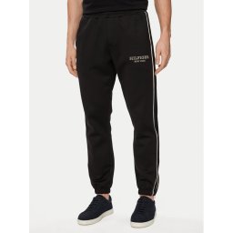 Tommy Hilfiger Долнище анцуг Monotype MW0MW33701 Черен Regular Fit