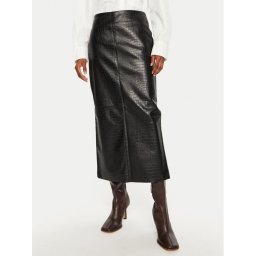 Bruuns Bazaar Пола от имитация на кожа Tuanella BBW4134 Черен Regular Fit