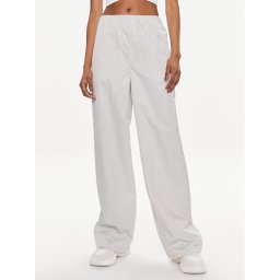 Calvin Klein Jeans Текстилни панталони Soft Crinkle J20J223122 Сив Relaxed Fit