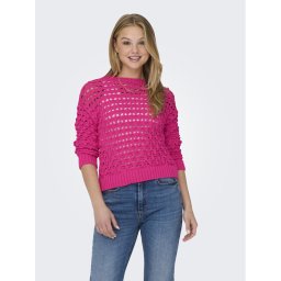 ONLY Пуловер Linda 15311772 Розов Regular Fit
