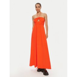 Gestuz Лятна рокля Alicia 10909081 Оранжев Slim Fit