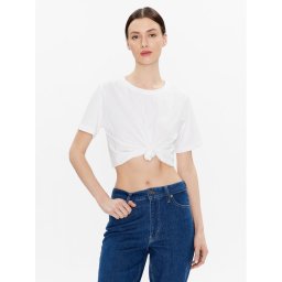 Calvin Klein Тишърт K20K205410 Бял Regular Fit