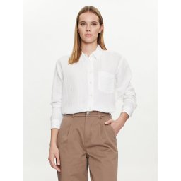 Gap Риза 885282-01 Бял Relaxed Fit