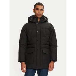 Tommy Hilfiger Зимно яке Rockie MW0MW36593 Черен Regular Fit