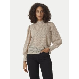 Vero Moda Блуза Becca 10302894 Бежов Regular Fit