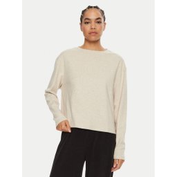 Guess Тениска на пижама Elsa O4BP0 1KCHZ2 Сив Relaxed Fit