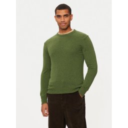 United Colors Of Benetton Пуловер 1235U1N67 Зелен Regular Fit