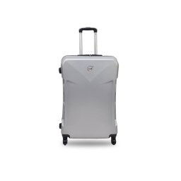 Semi Line Голям куфар T5797-3 Сребрист