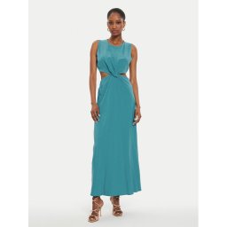 ViCOLO Лятна рокля Abito TB2469 Светлосиньо Regular Fit