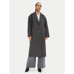 Calvin Klein Jeans Вълнено палто J20J224618 Сив Relaxed Fit