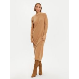 Liu Jo Плетена рокля WF4533 MS009 Кафяв Regular Fit