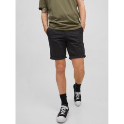 Jack & Jones Шорти от плат Bowie 12165604 Черен Regular Fit
