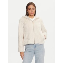 Guess Кожено палто W3BL50 WFSD0 Сив Regular Fit