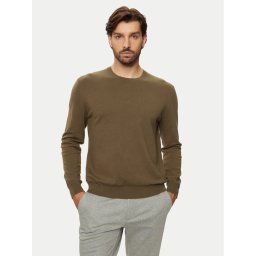 United Colors Of Benetton Пуловер 10CVU1N60 Кафяв Regular Fit
