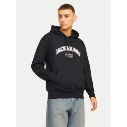 Jack & Jones Суитшърт Bronx 12262919 Черен Regular Fit