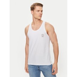 Versace Мъжки топ Medusa AUU01012 Бял Regular Fit