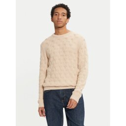 Selected Homme Пуловер 16094503 Бежов Regular Fit