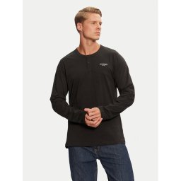 Guess Тениска на пижама U4YP30 KCAM1 Черен Regular Fit