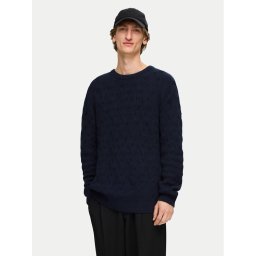 Selected Homme Пуловер 16094503 Тъмносин Regular Fit