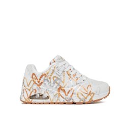 Skechers Сникърси Uno Metallic Love 155523/WTGD Бял