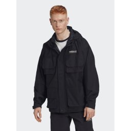 adidas Преходно яке Adventure HK4996 Черен Loose Fit