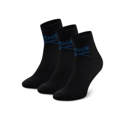 Reebok Дълги чорапи R0255-SS24 (3-pack) Черен