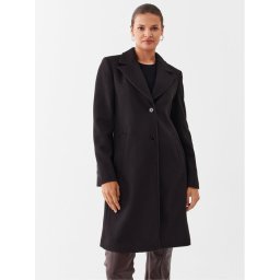 Liu Jo Преходно палто MF3104 T4612 Черен Regular Fit