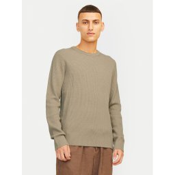 Jack & Jones Пуловер Perfect 12257771 Бежов Regular Fit