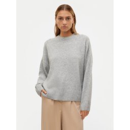 Vero Moda Пуловер Boom 10320463 Сив Loose Fit