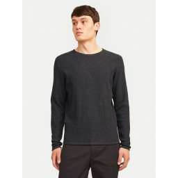 Jack & Jones Пуловер Cooper 12258407 Сив Regular Fit