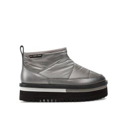 Tommy Jeans Апрески Tjw Nylon Flatform Boot Wl EN0EN02689 Сребрист