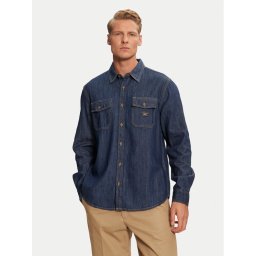 Guess Jeans дънкова риза M4BH56 D5EI4 Тъмносин Regular Fit