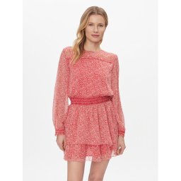 Pepe Jeans Лятна рокля Bridget PL953440 Розов Regular Fit