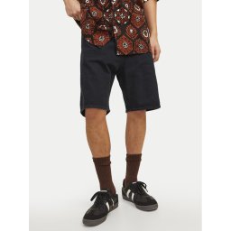 Jack & Jones Дънкови шорти Tony 12249068 Черен Loose Fit