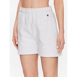 Champion Спортни шорти Minimal Reverse Weave 116247 Сив Regular Fit