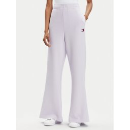 Tommy Jeans Долнище анцуг DW0DW17312 Виолетов Wide Leg